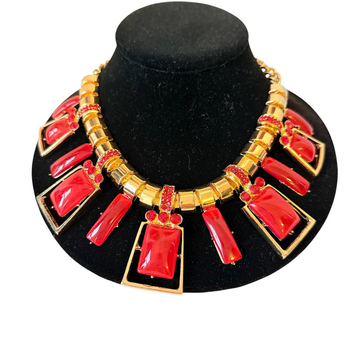 Orange Statement Necklace