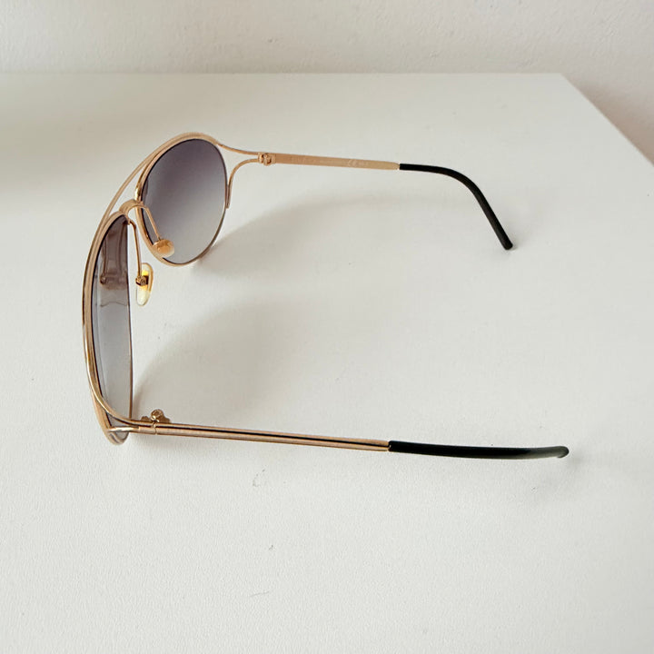Gucci 4216 Gold Aviator Sunglasses