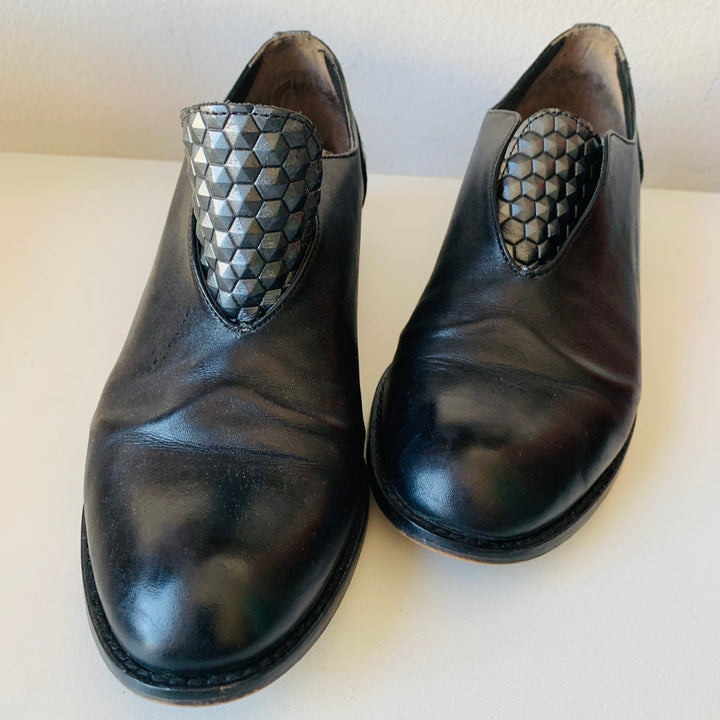 Daniella Lehavi Slip On Black And Grey Loafers Size 38