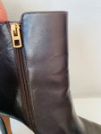 Coach Jemma Soft Calf Booties in Chestnut Size 9 Women’s