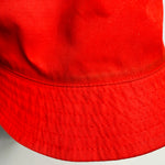 Burberry Authentic Reversible Cotton Blend Bucket Hat in Red