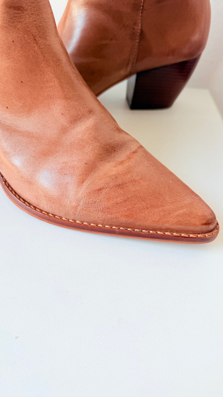 Matisse Caty Brown Leather Boots Size 10