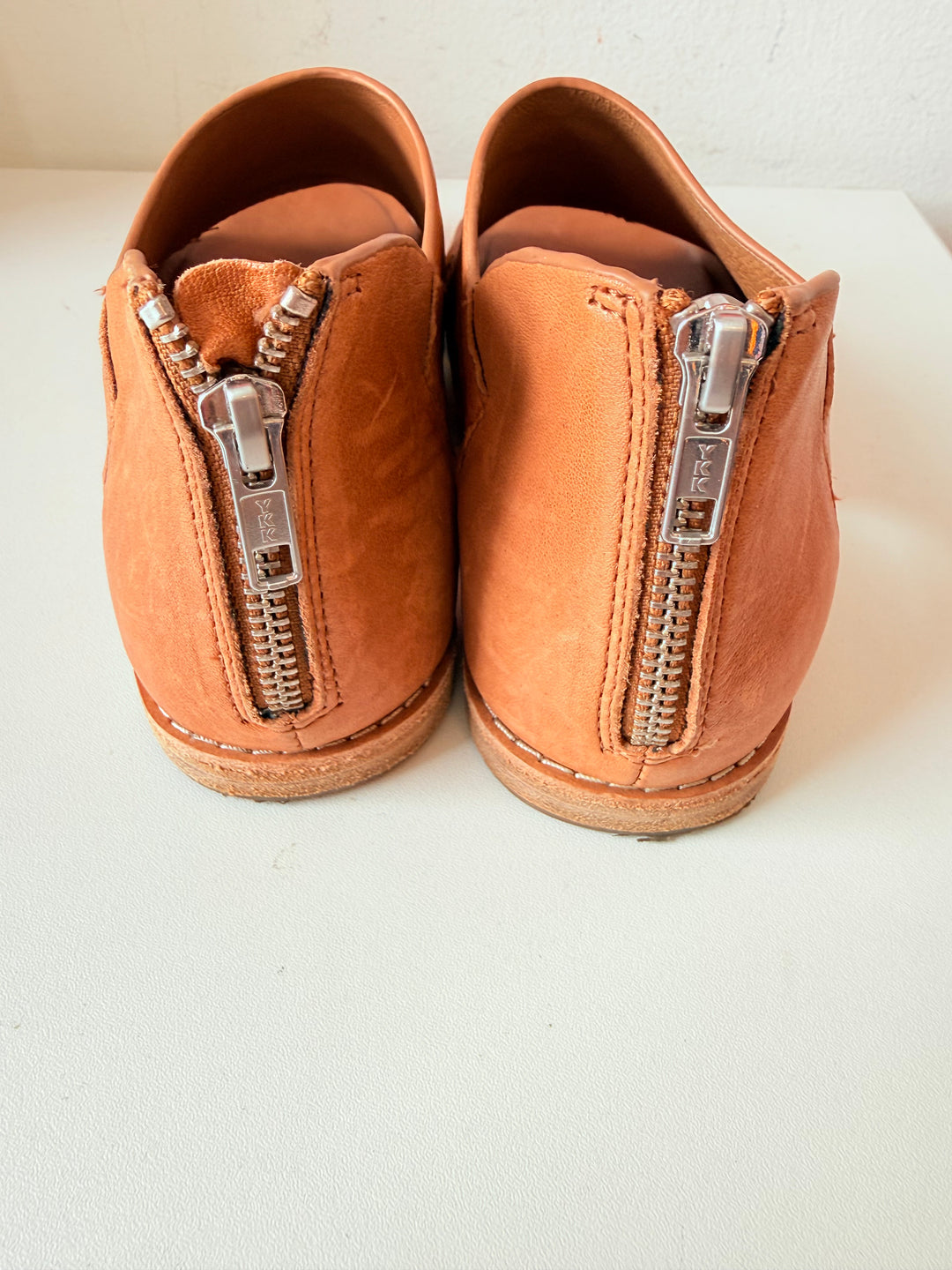 Sofft Evonne Leather Sandals Size 8 Color Luggage