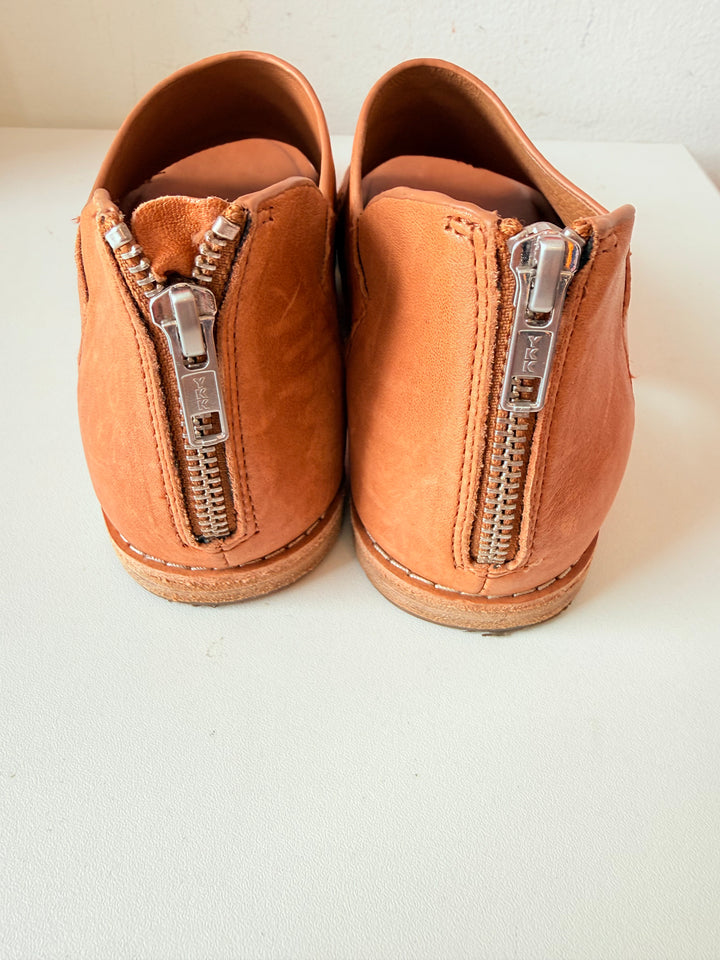 Sofft Evonne Leather Sandals Size 8 Color Luggage
