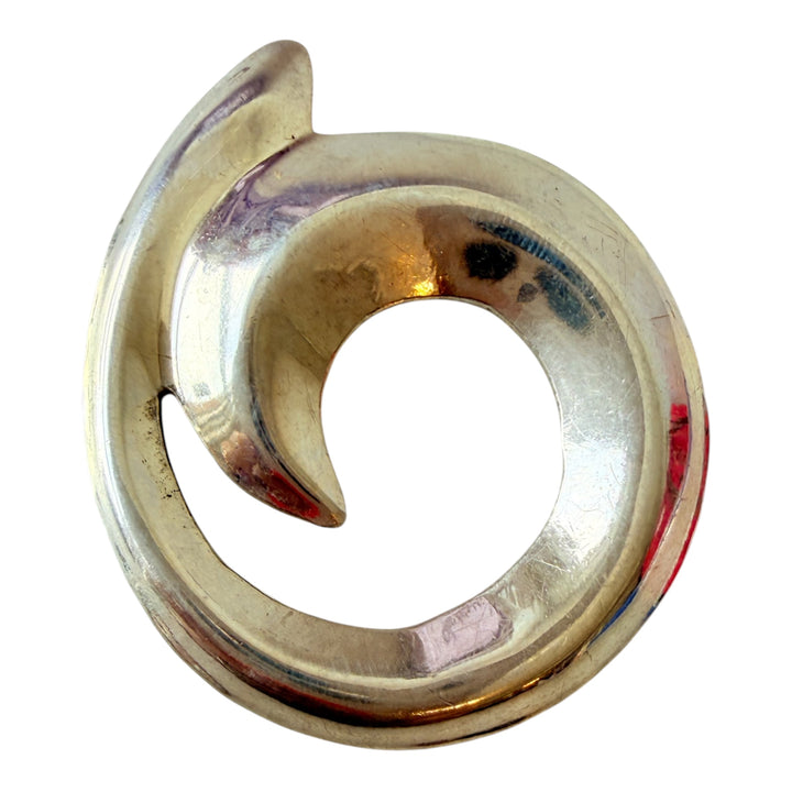 Vintage Taxco Sterling 925 Swirl Brooch/Pin