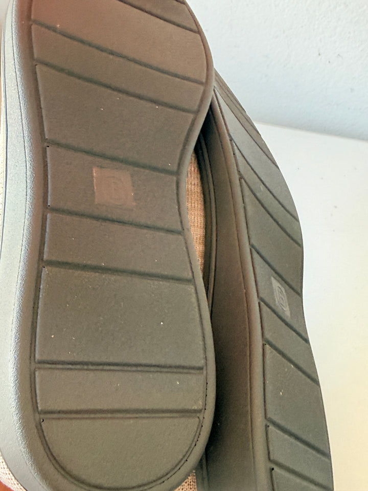 Lifestride Air Step Simply Taupe Slip On Shoes Size 6 Wide New