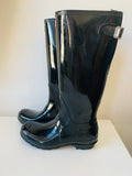 Hunter Original Women’s Gloss Black Rainboots Size 10