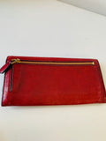 Prada Vitello Daino Leather Continental Red Wallet