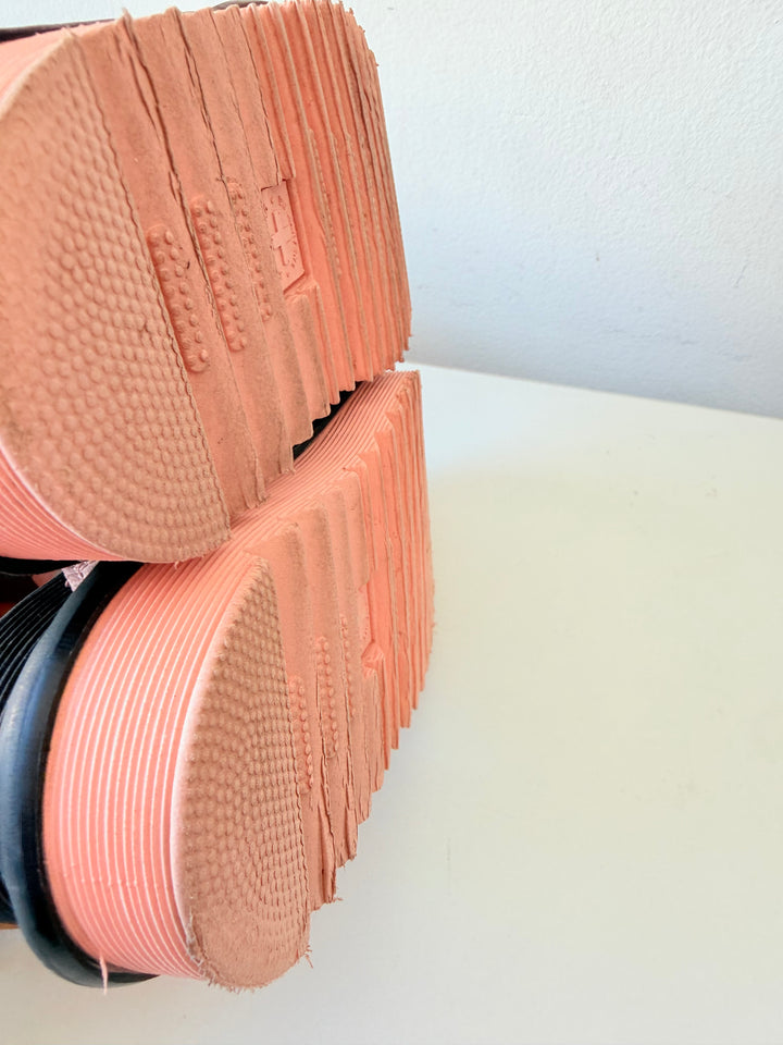 Doc Martens Voss Air Wear Hydro Leather Sandals In Pink Size 6