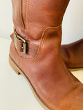 Timberland Savin Hill Brown Leather Tall Boots Size 7.5