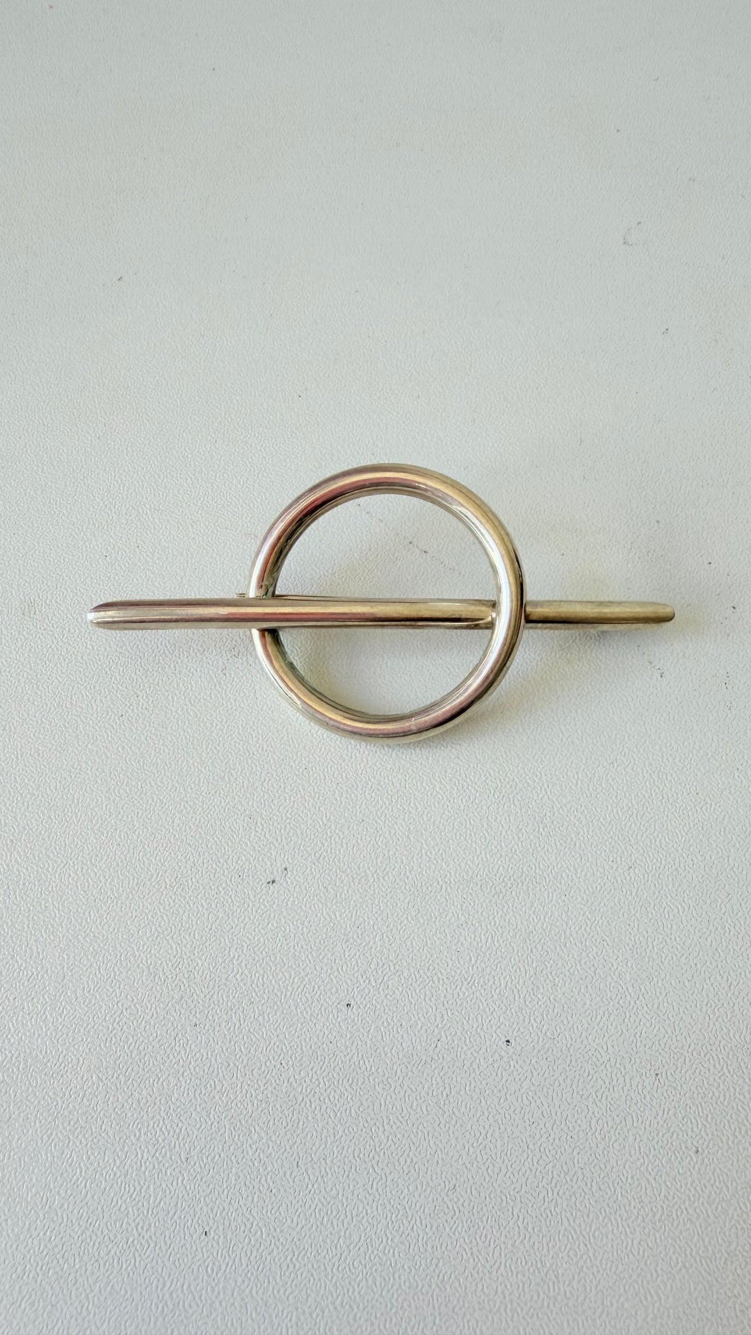Silver Minimalist Brooch