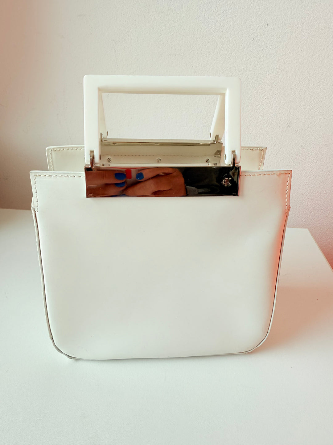 Calvin Klein White Handbag
