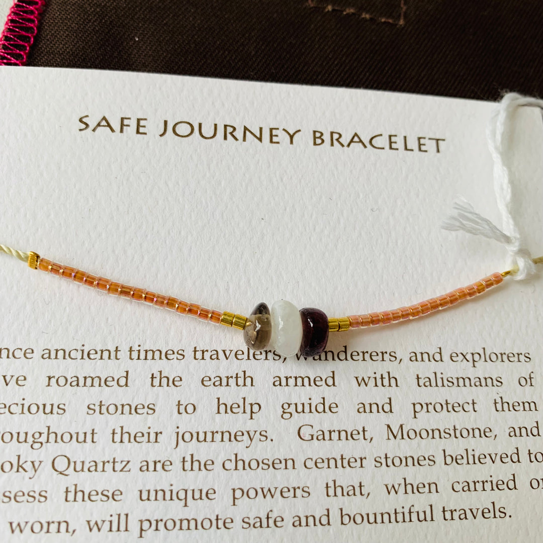 Safe Journey Beaded Bracelet NWT
