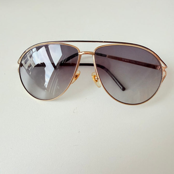 Gucci 4216 Gold Aviator Sunglasses