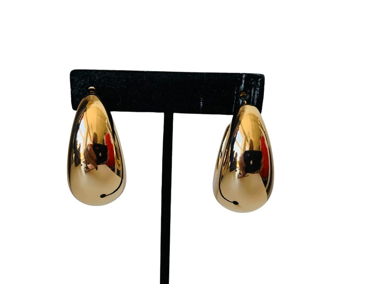 Gold Tone Statement Hoops