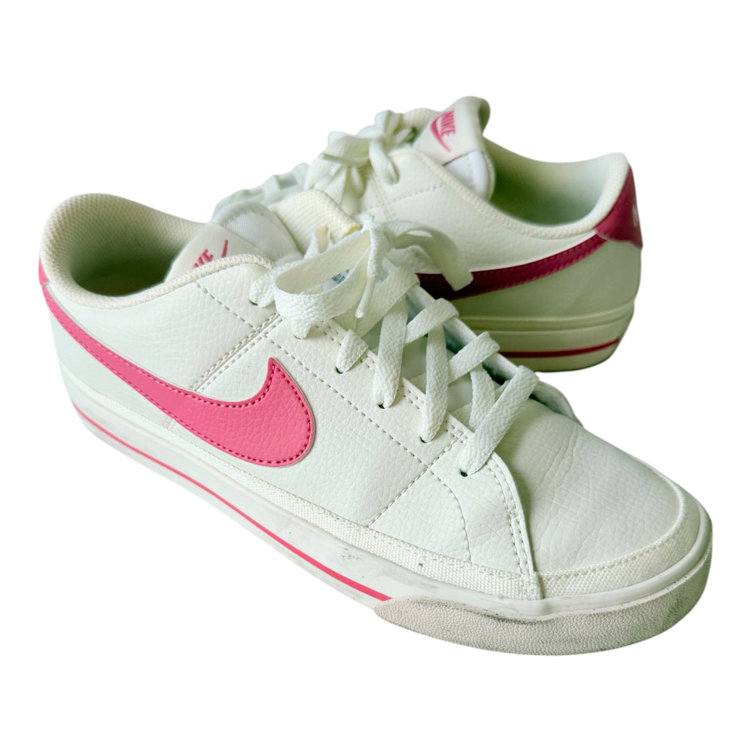 Nike Women’s Court Legacy Next Nature Sneaker Size 8 In Pink & White