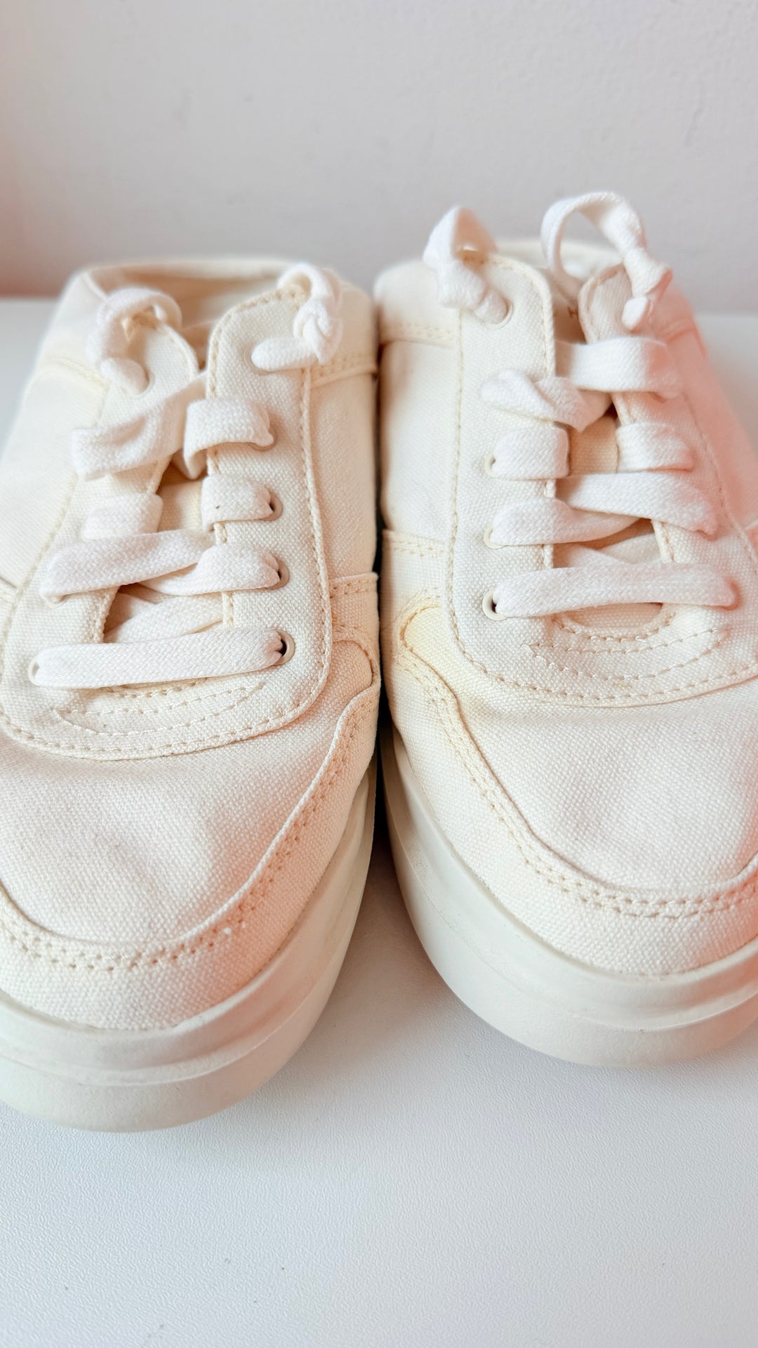Cole Haan Grand Pro Series Rally Canvas Mule Sneakers in Cream Size 8 Women’s