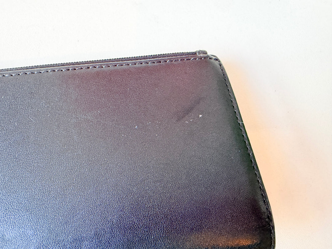Coach Classic Black Leather Women’s Trifold Wallet