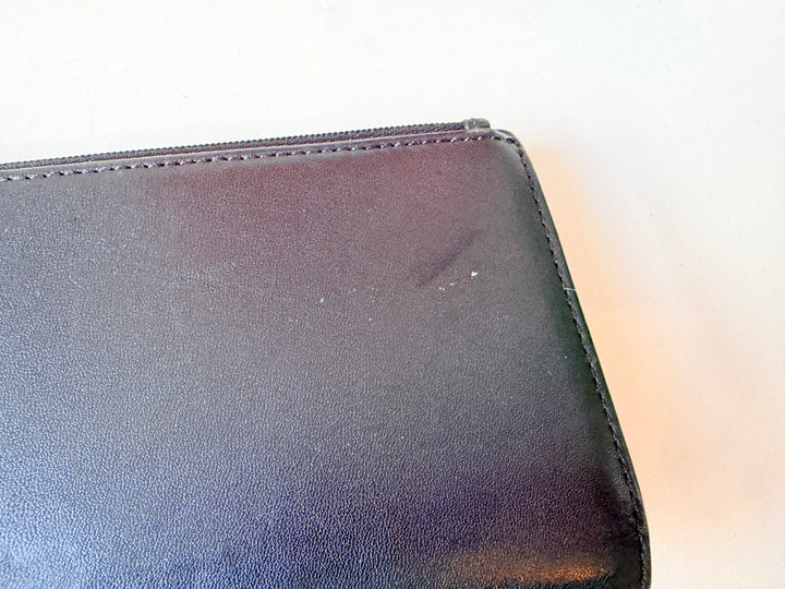 Coach Classic Black Leather Women’s Trifold Wallet