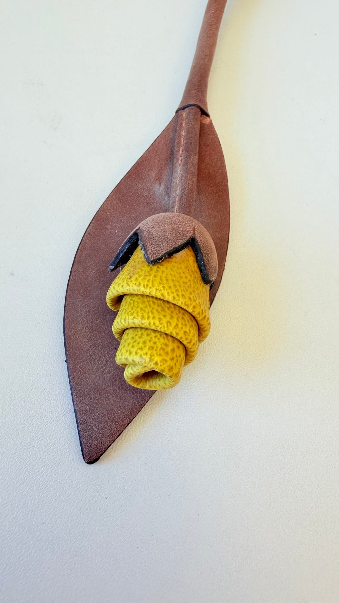 Handmade Argentina Leather Key Holder/ Handbag Charm