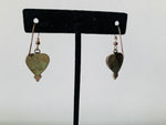 Sterling Silver Spiny Oyster Heart Pierced Earrings