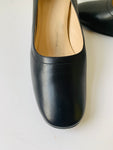 Everlane Black The Italian Leather Day Heel Pumps Size 7