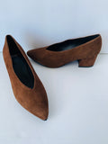 Vagabond Mya Brown Suede Pointed Toe Pumps Size 37