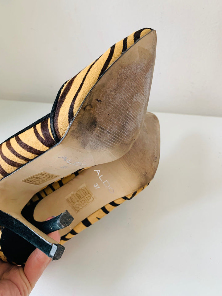 Aldo Zebra Print Pumps Size 37
