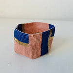 Valerie Fitch Lapis + Pink Stretch Cuff Bracel