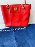 Dooney & Bourke Pebble Grain Lexington Tote in Red