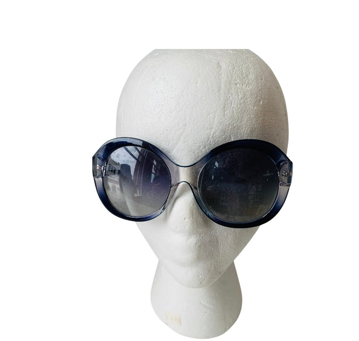 Tory Burch Round Blue Sunglasses
