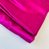 Prada Raso Dalia Deep Hot Pink/Purple Satin Bow Clutch