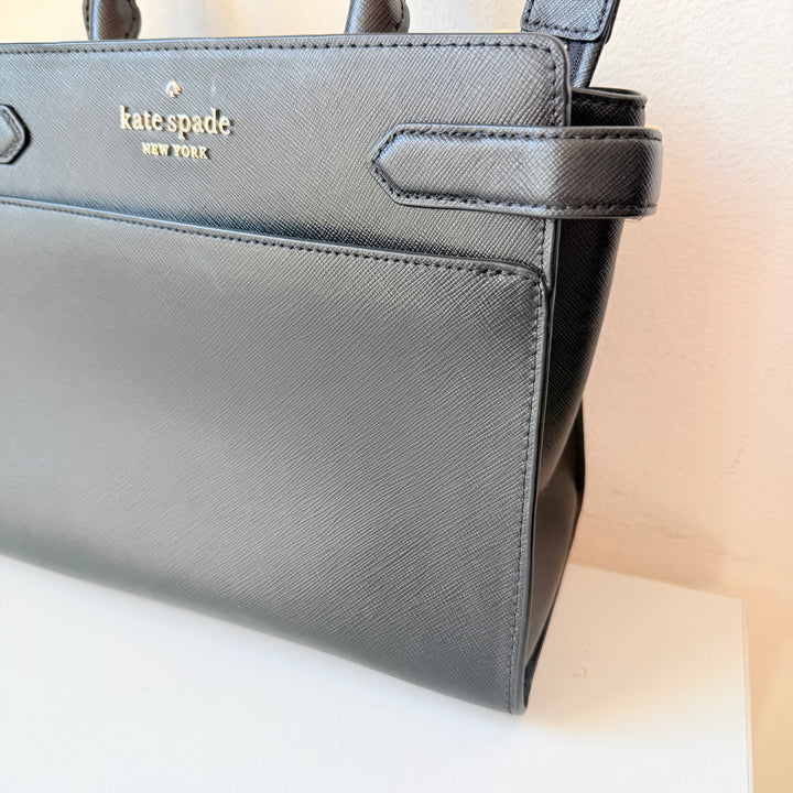 Kate Spade New York Black Saffiano Leather Handbag