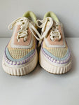 Dolce Vita Dolen Pastel Stripe Platform Sneaker Size 6.5