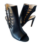 BCBGeneration Cornelius Corset in Black Leather High Heel Women’s Size 9
