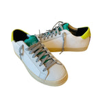 P448 John Low Top Mint/White Sneaker Size 38 New in Box