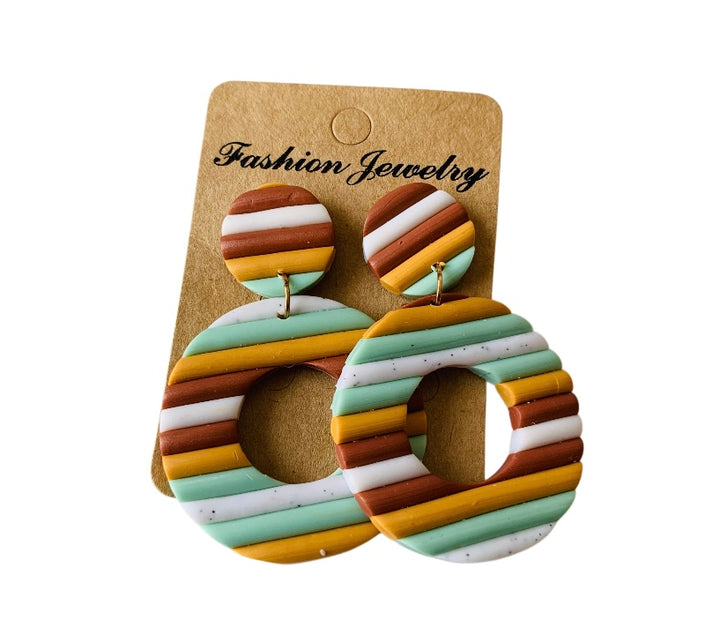 Multicolored Horizon Hoops