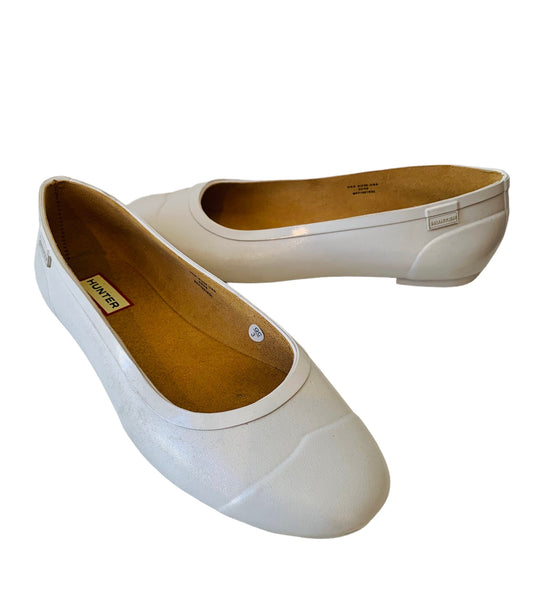 Hunter Original Tour Rubber Waterproof Ballet Flats Women