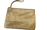 Stella & Dot In Charge Gold Metallic Wristlet