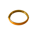 J. Crew Yellow Enameled Hinged Bracelet