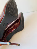 Michael Kors Burgundy Patent Women’s Pump Size 8