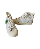 Gola Coaster Vegan Cream and Gold Polka Dot Sneaker Size 9