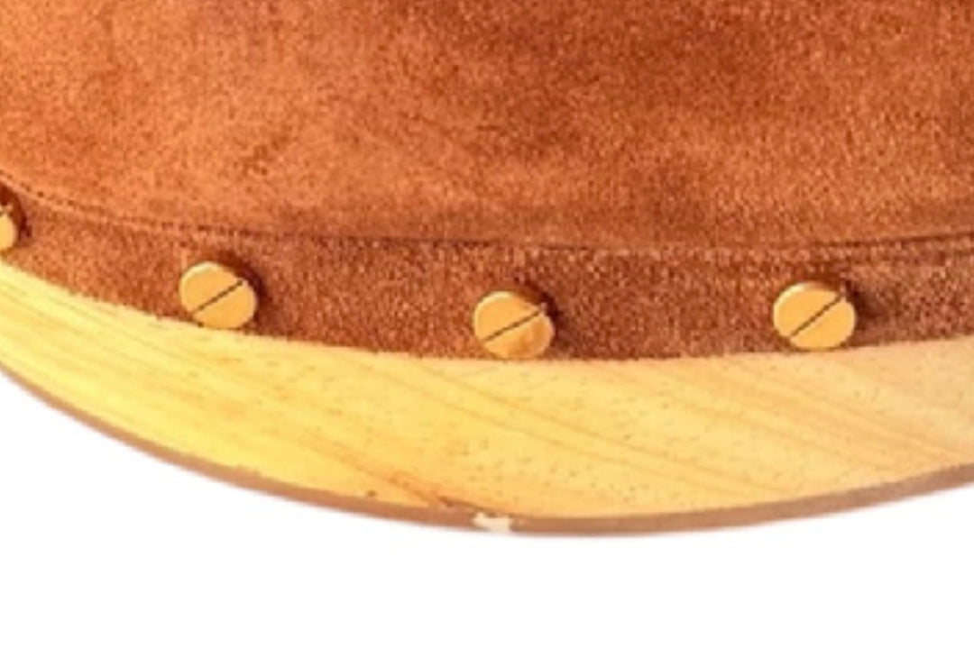 Veronica Beard Decker Platform High Heel Clog Booties In Brown Suede Size 10