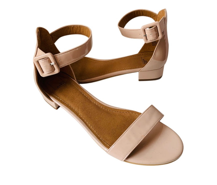 14th And Union Nude Patent Sandals Size 7.5