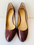 Michael Kors Burgundy Patent Women’s Pump Size 8