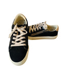 TAOS Black Zipper Sneakers Size 9