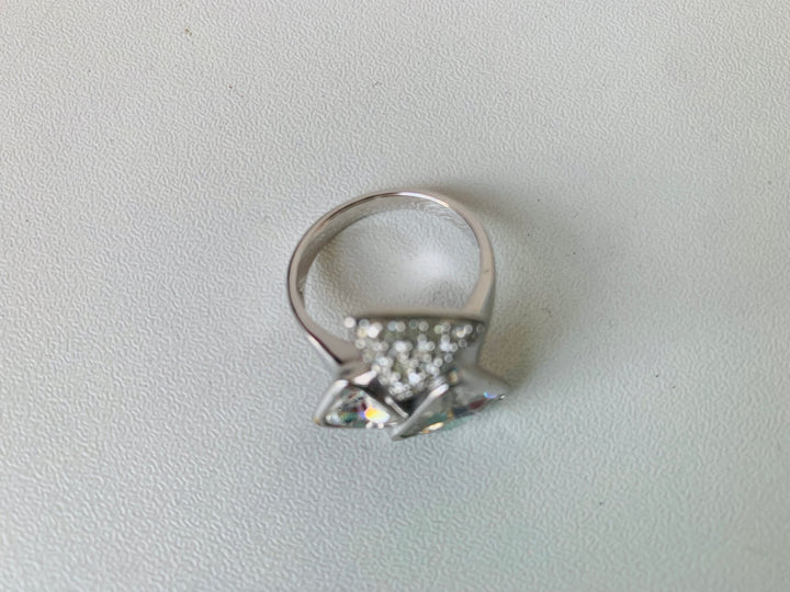 Swarovski Triangle Ring Size 8.5