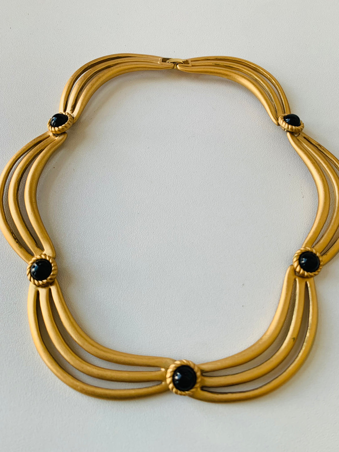 Vintage Monet Gold Tone Necklace