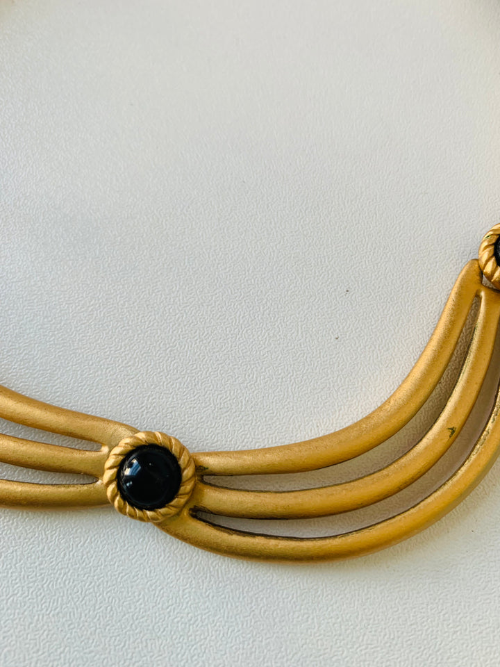 Vintage Monet Gold Tone Necklace