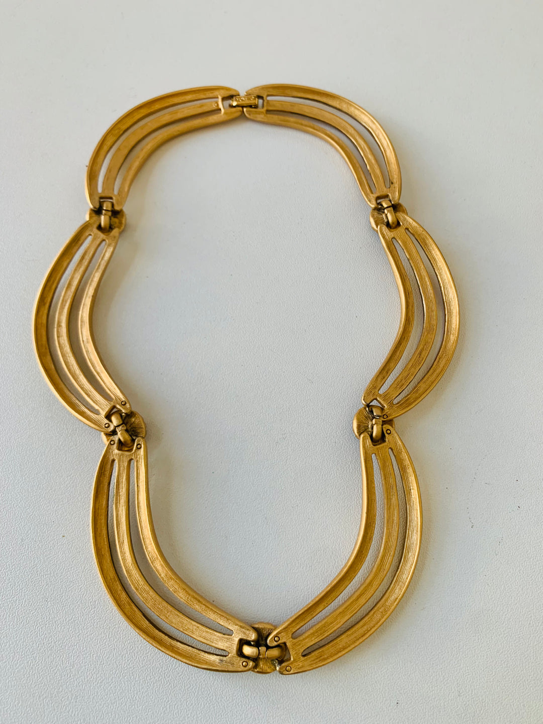 Vintage Monet Gold Tone Necklace